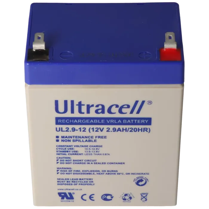 Акумуляторна батарея Ultracell UL2.9-12 AGM 12V 2,9Ah