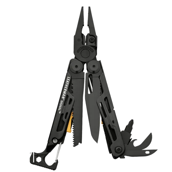 Мультиінструмент, синтетичний чохол LEATHERMAN SIGNAL BLACK