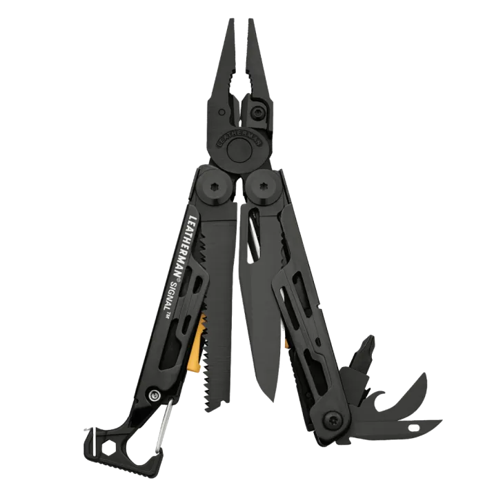 Мультиінструмент, синтетичний чохол LEATHERMAN SIGNAL BLACK
