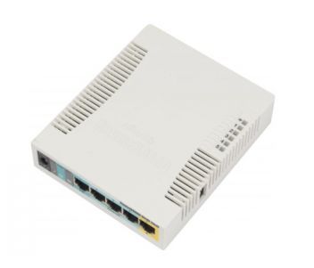 2.4GHz Wi-Fi маршрутизатор з 5-портами Ethernet для домашнього використання MikroTik RB951G-2HnD