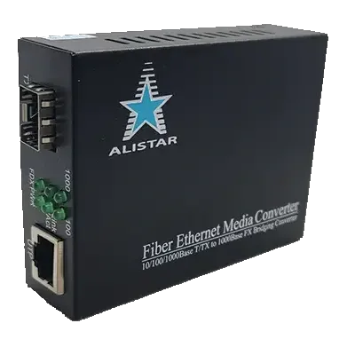 Медіаконвертор ALISTAR X1S 1G 10/100/1000BASE-T RJ-45 - SFP Slot 1000Base-SX/LX External Power Supply