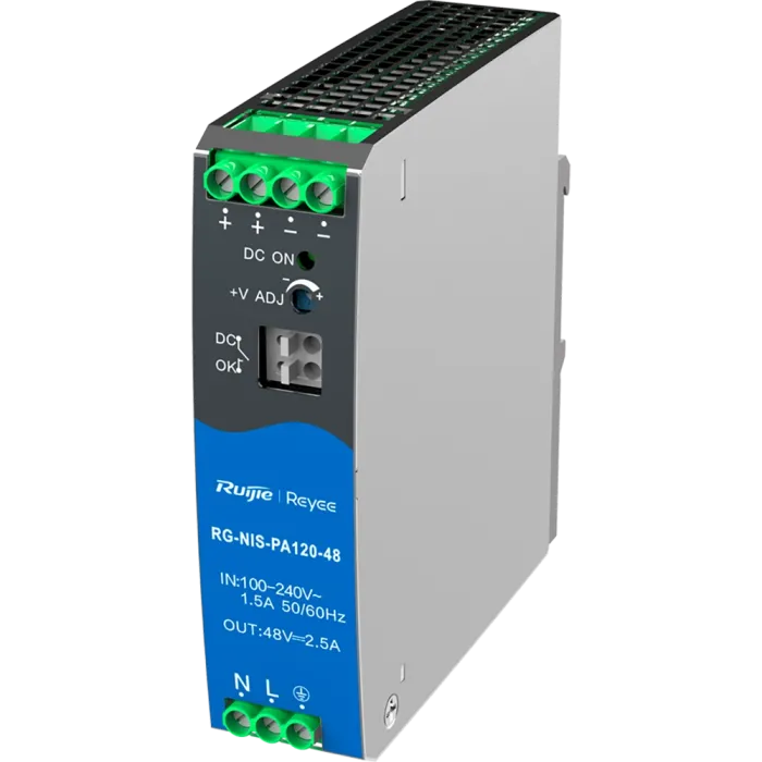 Джерело живлення AC/DC 120 Вт на DIN-рейку Ruijie RG-NIS-PA120-48