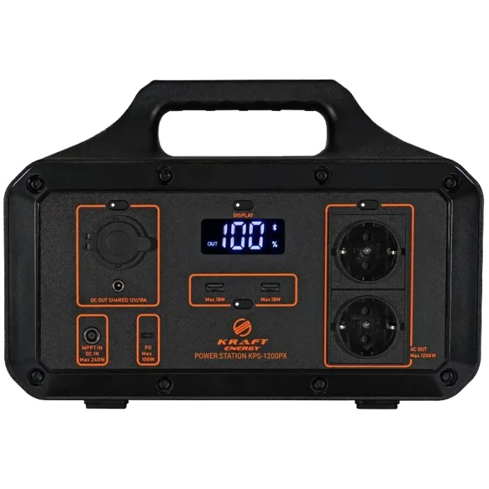 Портативне джерело живлення Kraft KPS-1200PX(PGH1000P-S) 1200Вт