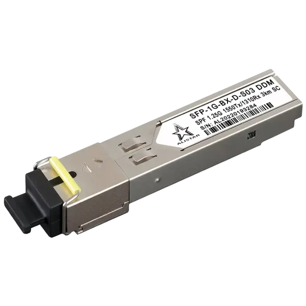 Модуль ALISTAR SFP-1G-BX-D-S03 SFP 1G 1SM WDM SC 3KM TX1550/RX1310nm DDM