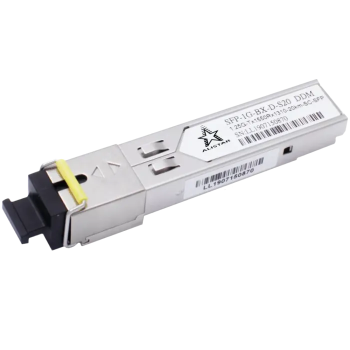 Модуль ALISTAR SFP-1G-BX-D-S20 SFP 1G 1SM WDM SC 20KM TX1550/RX1310nm DDM