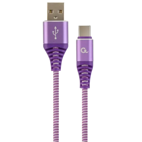Кабель Cablexpert CC-USB2B-AMCM-2M-PW USB A - USB C 2м