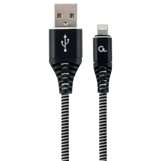 Кабель Cablexpert CC-USB2B-AMLM-1M-BW USB A - Lightning 1м