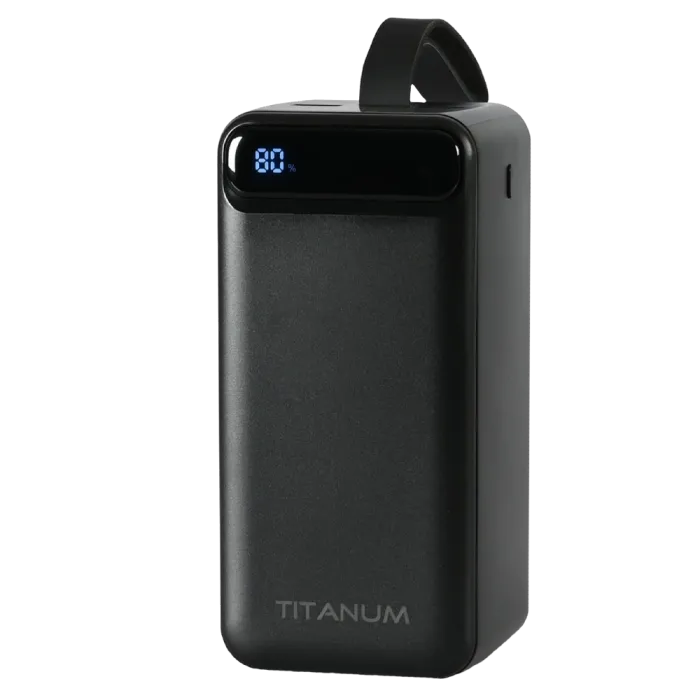 Повербанк TITANUM 741S 22.5W Black 50000mAh
