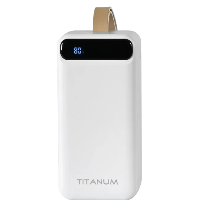 Повербанк TITANUM 741S 22.5W White 50000mAh