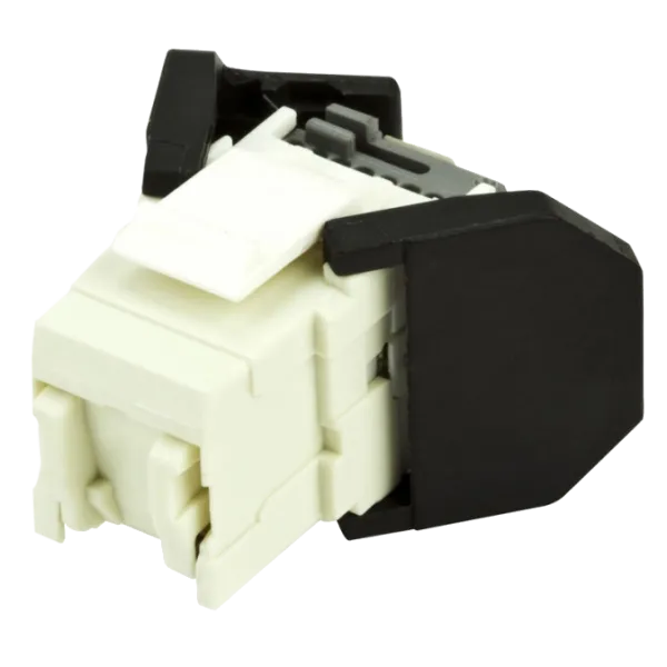Модуль Keystone UTP RJ45 кат. 5e, чорний Corning FQ100027173