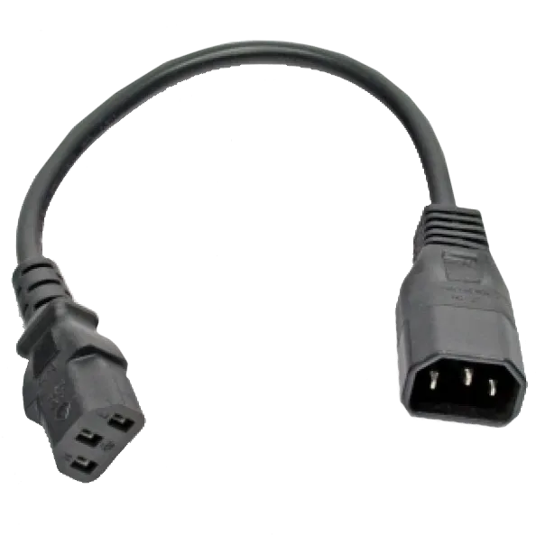 Шнур живлення Kingda С13-C14, 0.3 м, 0.75 мм2