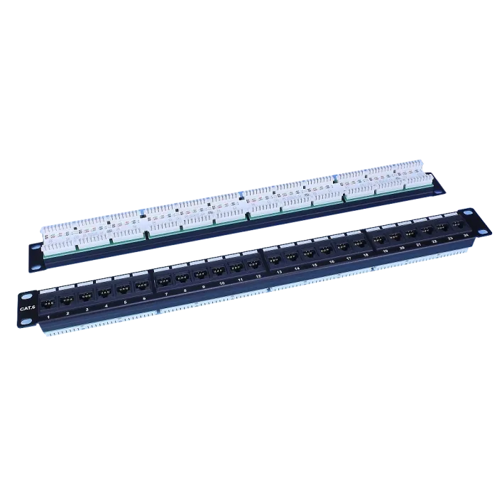 Патч-панель з’єднувальна EPNew 19" 24xRJ-45 UTP