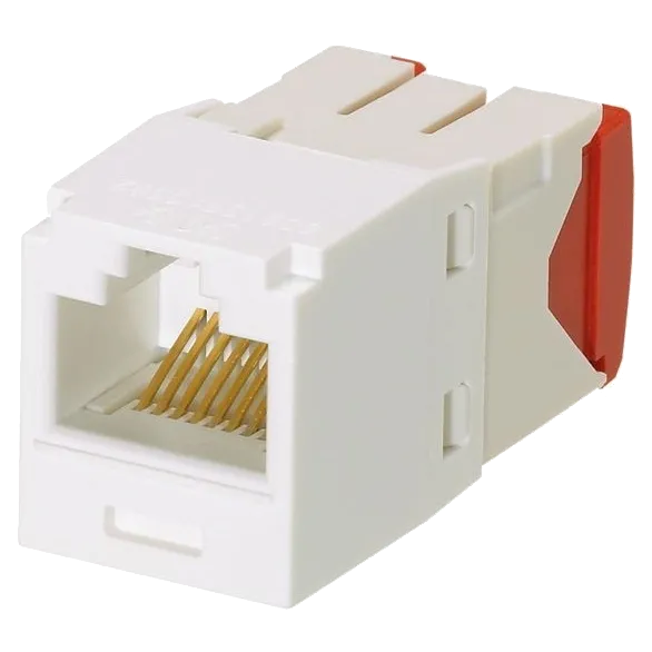 Модуль Mini-Com RJ45 UTP, кат.5е, білий Panduit CJ5E88TGAW