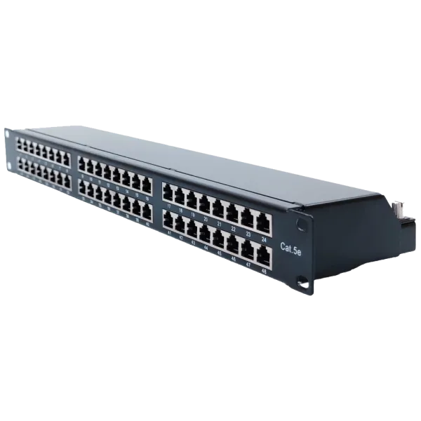 Патч-панель 19" type кат. 5e LW 1U STP 48xRJ-45 Dual IDC