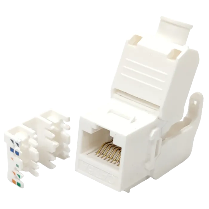Модуль з’єднувальний безінструментний LW KeyStone RJ45 UTP Slim