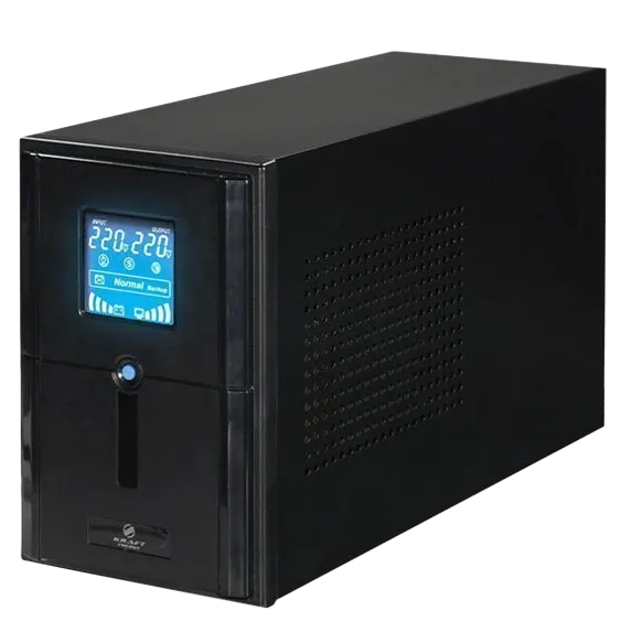 Джерело безперебійного живлення батарея 24V Kraft KRF-PSW1000VA/800W(LCD)