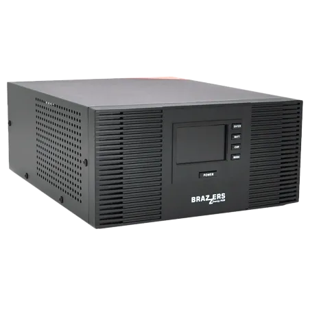 ДБЖ під зовнішній АКБ 12V(LiFePo4/GEL/AGM), струм заряду 10/20A BRAZZERS BRSW-LFP-600 (500Вт)