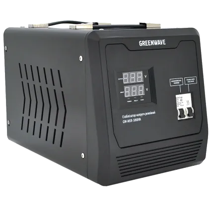 Стабілізатор напруги релейний DC140-260V, AC220 Green Wave Mauser 3000VA (2100Вт)