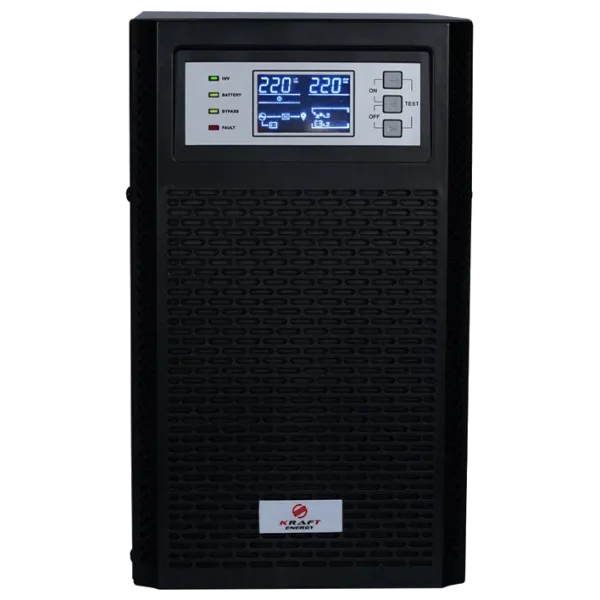 Джерело безперебійного живлення Kraft KRF-T3000VA/2400W(LCD) Pro Online
