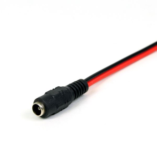 Роз’єм живлення (мама, female) Power jack 2.1*5.5mm з дротом 20 см