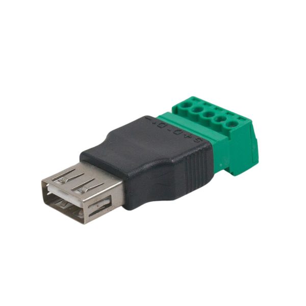 Роз’єм USB під затискач (female)