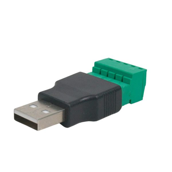 Роз’єм USB під затискач (male)