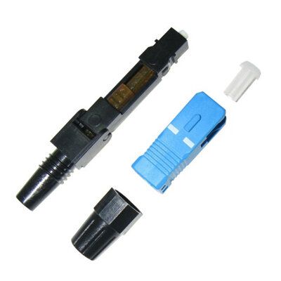 Роз’єм Fast connector SC/UPC-FTTH-02 для швидкого монтажу на кабель з одномодовим оптичним волокном