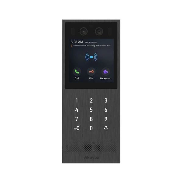 Багатоабонентна панель виклику Akuvox X912S з розпізнаванням обличчя, NFC та Bluetooth