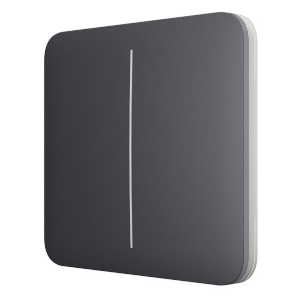 Ajax SoloButton (2-gang) graphite