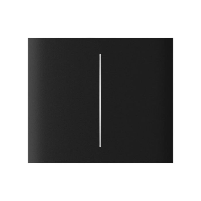 Ajax CenterButton (2-gang) vertical black