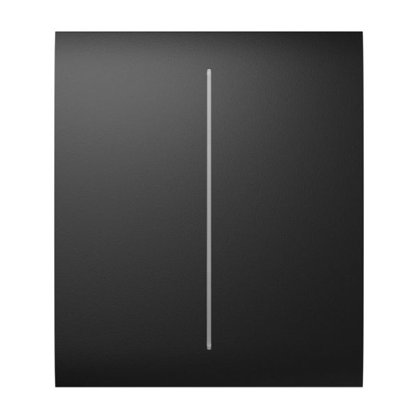 Ajax CenterButton (2-gang) black