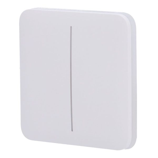 Ajax SoloButton (2-gang) white