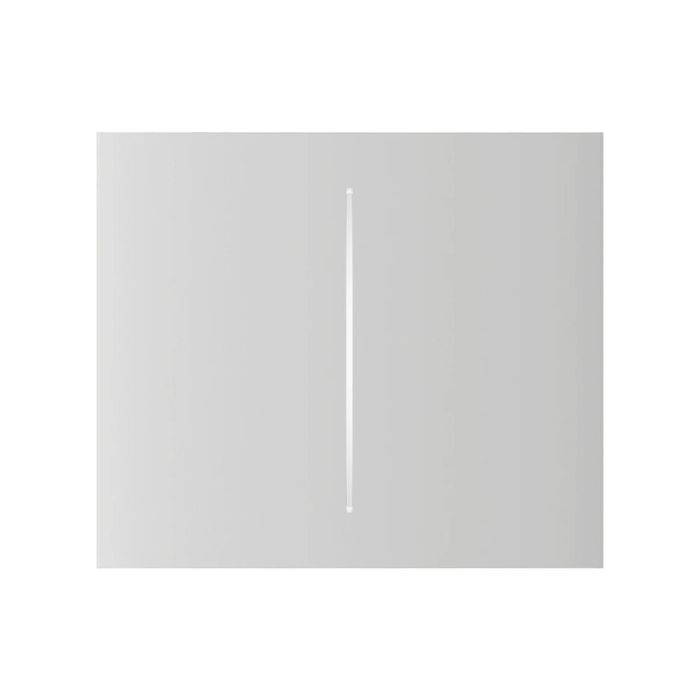 Ajax CenterButton (2-gang) vertical white