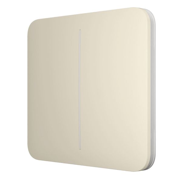 Ajax SoloButton (2-gang) ivory