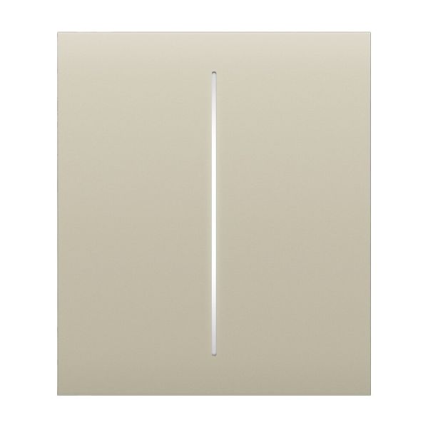 Ajax CenterButton (2-gang) ivory