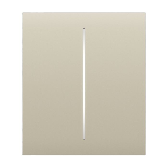 Ajax CenterButton (2-gang) ivory