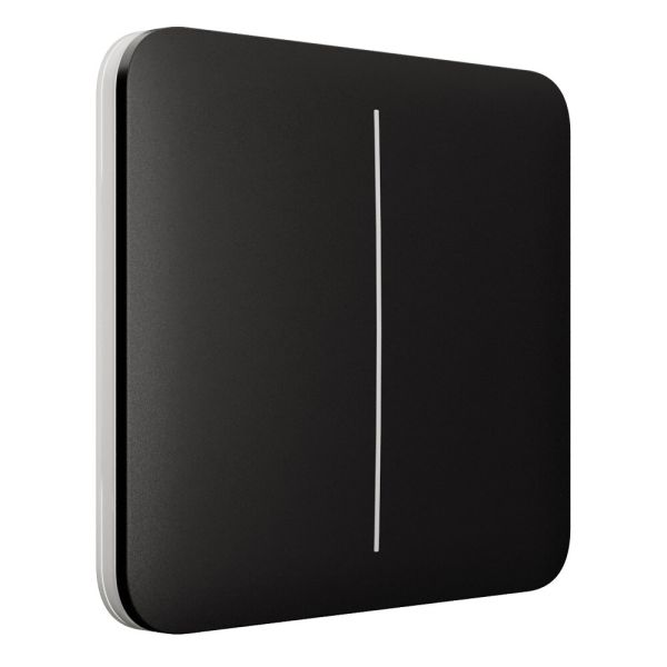 Ajax LightSwitch 2-gang Black