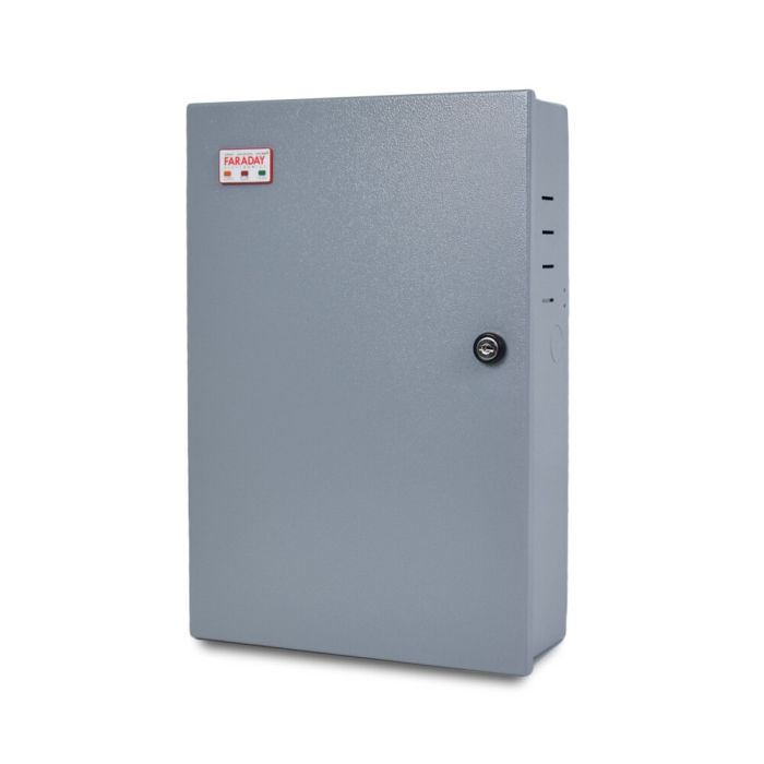 Безперебійний блок живлення Faraday Electronics 144W UPS ASCH MBB під акумулятор 18А/г в металевому боксі