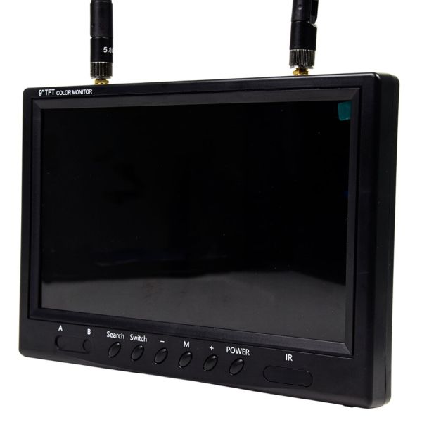 Монітор FPV LCD 9 дюймів із вбудованим приймачем 5.8 GHz для квадрокоптера