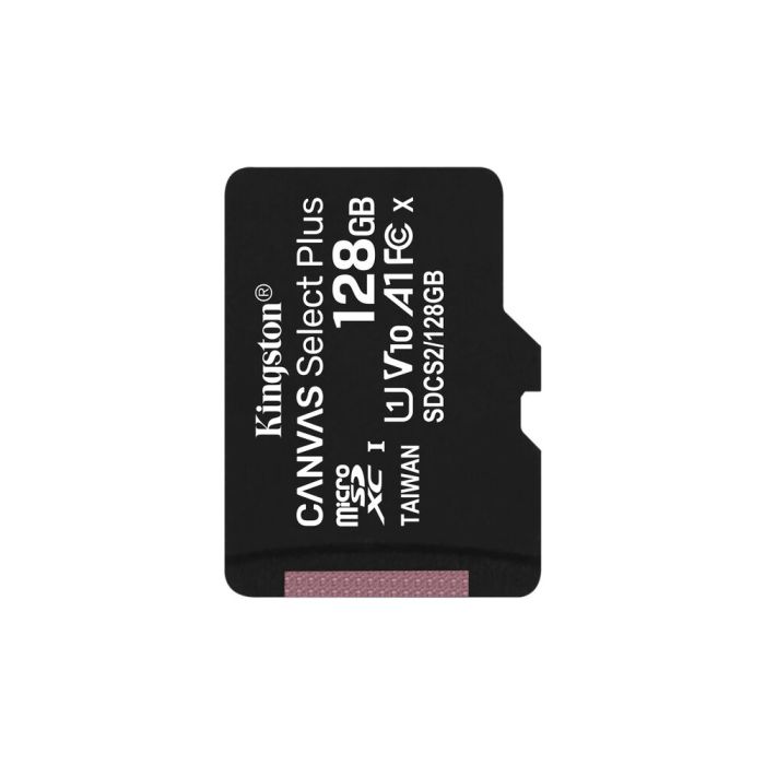 Карта пам’яті Kingston microSDXC 128GB Canvas Select Plus Class 10 UHS-I U1 V10 A1 (SDCS2/128GBSP)