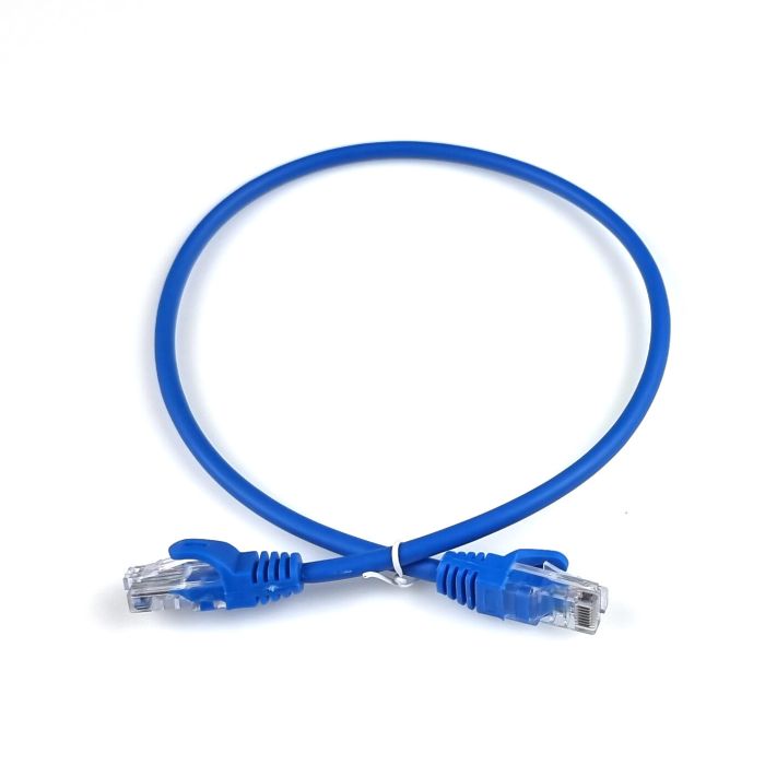 Патч-корд Hypernet PC-UTP-05M 0.5м литий синій UTP RJ45 кат. 5Е