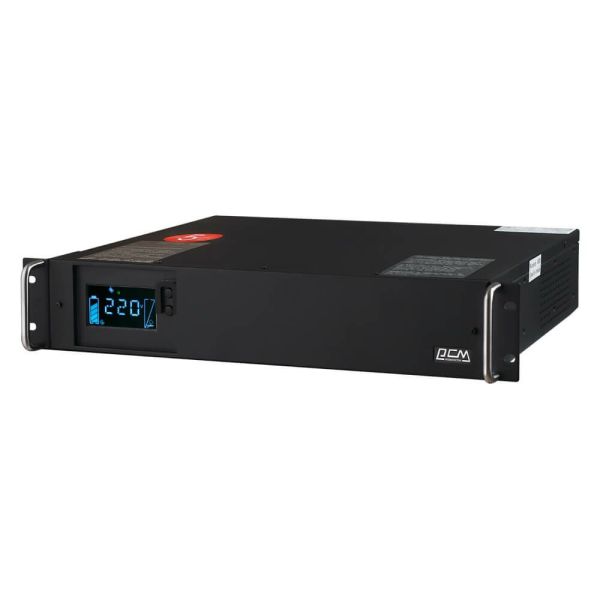 Джерело безперебійного живлення Powercom KIN-1200AP RM LCD 1200ВА / 960Вт лінійно-інтерактивне