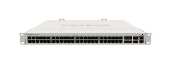 Комутатор MikroTik CRS354-48P-4S+2Q+RM 48xGE PoE, 4xSFP+, 2xQSFP+ 40Gbit, 802.3af/at 700W