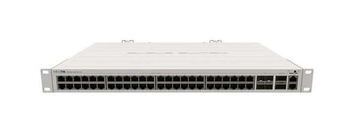 Комутатор MikroTik CRS354-48P-4S+2Q+RM 48xGE PoE, 4xSFP+, 2xQSFP+ 40Gbit, 802.3af/at 700W