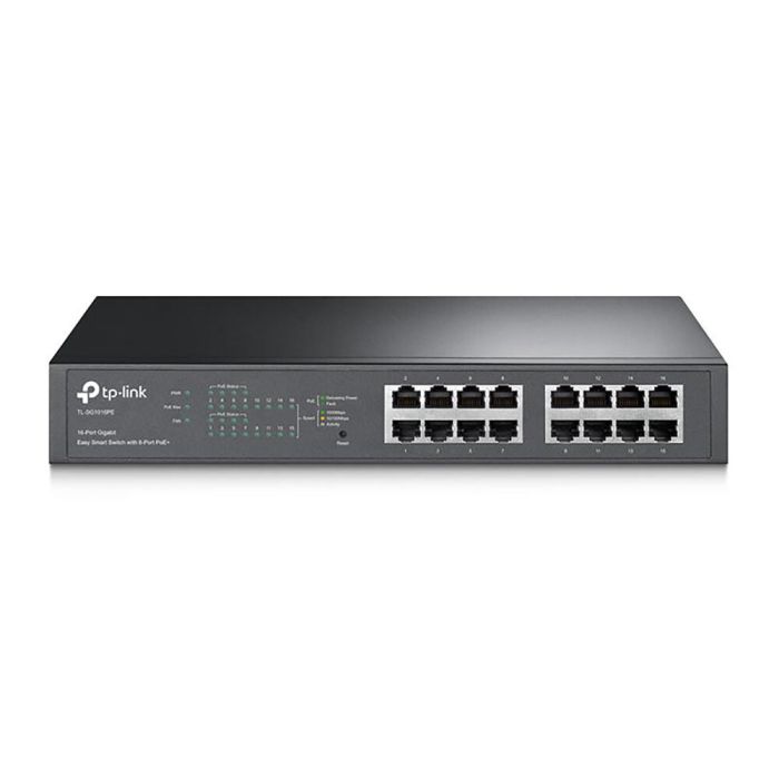PoE-комутатор TP-Link TL-SG1016PE 16xGE/8xPoE+ EasySmart 13" 1U