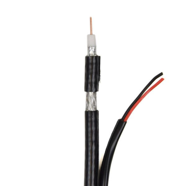 Кабель коаксіальний RG690-Cu+2*0.75 PE бухта 305м