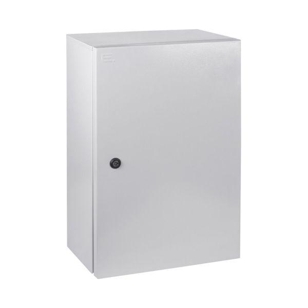 Корпус металевий e.mbox.pro.p.40.30.20 IP54 з монтажною панеллю E.Next