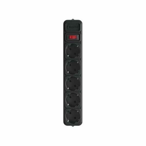 Мережевий фільтр Maxxter SPM5-G-6B, 1.8 м кабель, 5 розеток