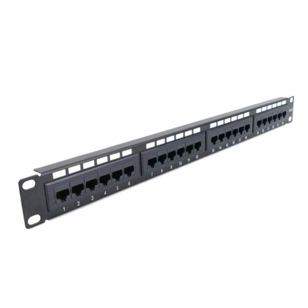 Патч-панель Hypernet 24-порти UTP кат. 5Е 19" PP-KUTP24-NM