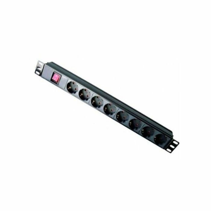 Мережевий фільтр Hypernet SPP8-WC 8 розеток без кабелю 19’’ з вимикачем
